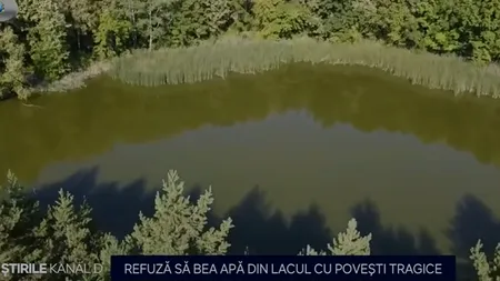 Oamenii refuză să bea apă din Lacul Meledic, județul Buzău, și fac scut în fața intențiilor autorităților de a o capta pentru satele lovite de secetă