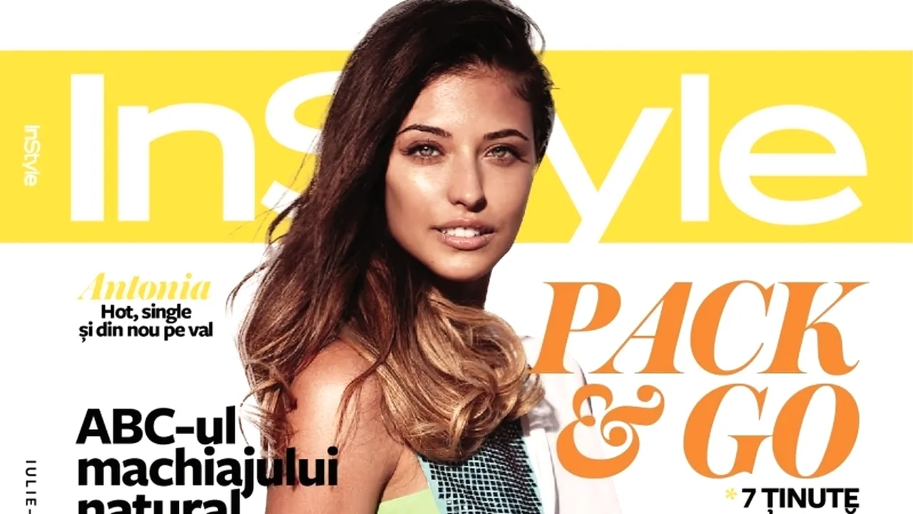 Antonia, pictorial incendiar în numărul de iulie - august al revistei InStyle