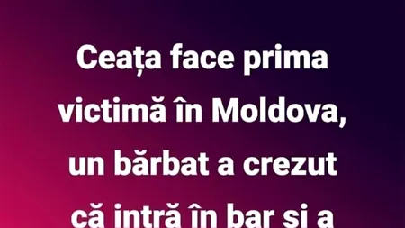 BANCUL ZILEI | Ceața face prima victimă în Moldova