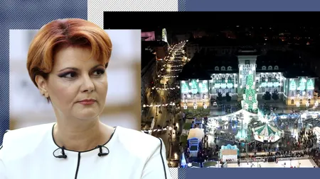 VIDEO | Olguța Vasilescu, lăudată de PSD pentru cel mai frumos brad din Europa. Moș Crăciun a furat startul. Sfântul Andrei mai are de așteptat