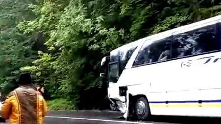 Autocar accident Sinaia turiști Franța transport Bușteni
