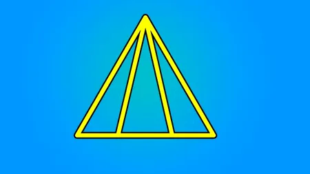 IQ TEST | Ești mai inteligent decât un elev de clasa a doua? Câte triunghiuri sunt în poza asta, în total?