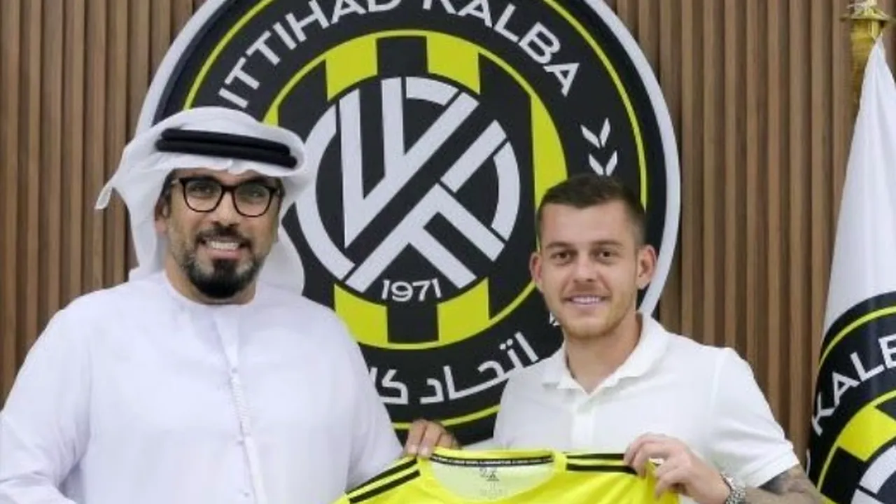 Alex Cicăldău, adio echipa națională? Fotbalistul a ajuns la Ittihad Kalba, tocmai în Emiratele Arabe Unite