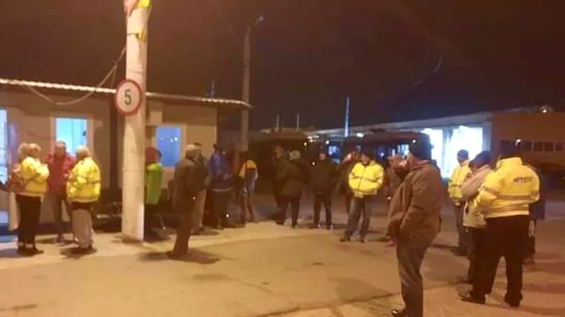 Protest spontan la transportul public din Timișoara. Troleibuzele au rămas în depouri în această dimineață