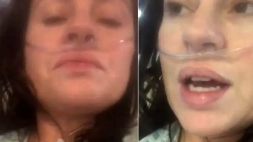 Mesajul EMOȚIONANT al unei mame infectate cu noul coronavirus care s-a filmat pe patul pe spital: „Priviți-mă! Nu pot respira” - VIDEO