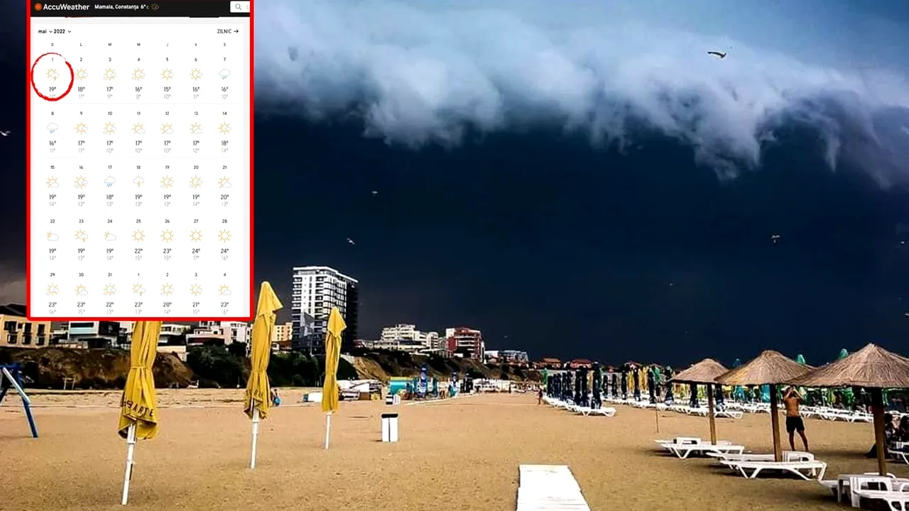 Prognoza Accuweather: Cum va fi vremea de 1 Mai în Mamaia și în Vama Veche. Veștile nu sunt deloc bune