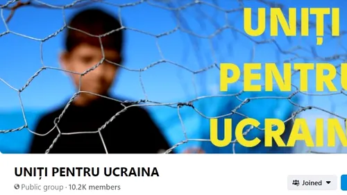 „Uniți pentru Ucraina”, grupul de Facebook la care aderă oră de oră mii de membri. Românii oferă cazare, medicamente și hrană refugiaților