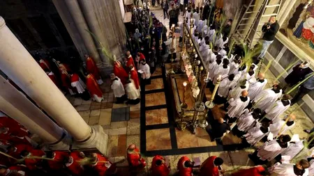 Biserica Sfântului Mormânt și-a deschis porțile de Floriile catolice. Patriarhul latin al Ierusalimului: 