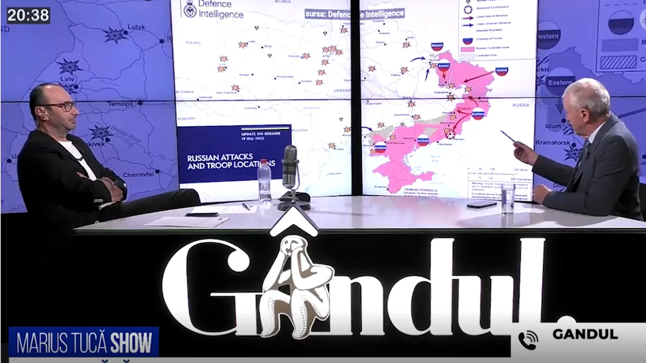 VIDEO Generalul (r) Virgil Bălăceanu: Rusia a trecut la planul „B” - concentrarea efortului pe zona de sud-est