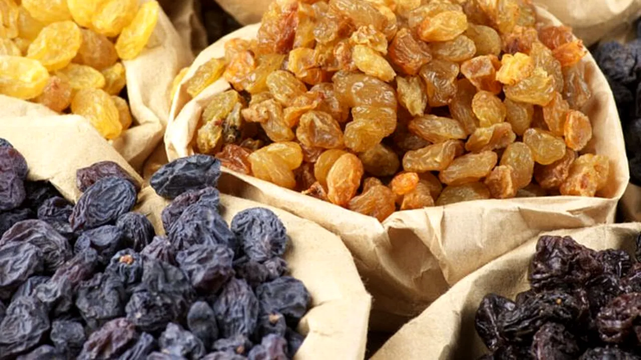 Avantajele prețioase ale consumului de stafide