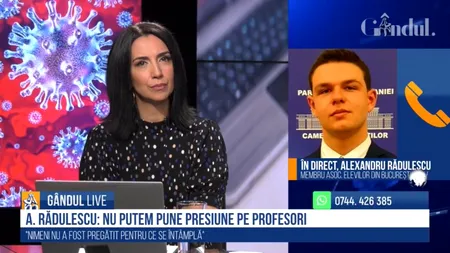 GÂNDUL LIVE. Elev în an terminal: „Nu voi merge la orele de pregătire, este un risc nejustificat”