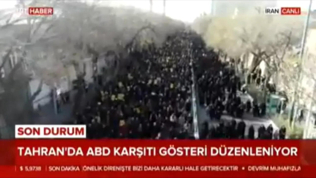 Proteste uriașe în Iran: Zecii de mii de oameni au ieșit pe străzi după ce liderul militar Qassem Soleimani a murit - VIDEO