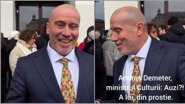 Ministrul Culturii, culmea sfidării la protestul actorilor. I-a cerut unui actor să-și dea demisia, apoi l-a jignit: „Prostia e mare”