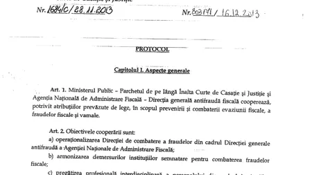 Protocolul ANAF-PÎCCJ: Cum a apărut „SPECIALISTUL