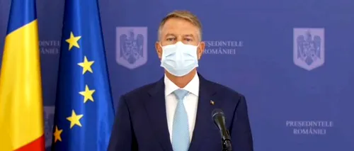 <i class='ep-highlight'>Klaus</i> <i class='ep-highlight'>Iohannis</i>: „Traversăm o perioadă extrem de dificilă pentru sistemul medical”