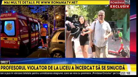 UPDATE: Profesorul Colegiul „Sfântul Sava” acuzat de viol, în stare gravă la spital, după ce a încercat să se sinucidă / Poliția a deschis o anchetă