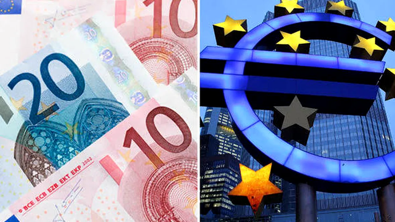 Economia zonei euro se micșorează cu 12,1%