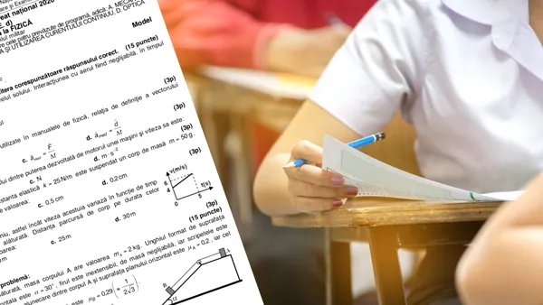 BAC 2025 | Subiecte fizică Bacalaureat 2025: Rezolvarea și baremul de corectare