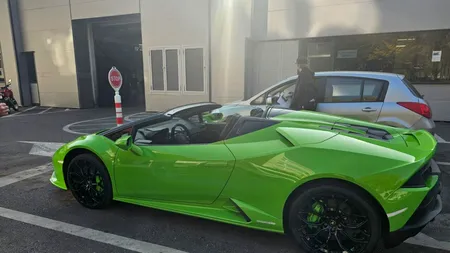 Motivul incredibil pentru care un șofer din București s-a dat jos din LAMBORGHINI și a lăsat bolidul de lux pe linia de tramvai! „Vă vine să credeți?”