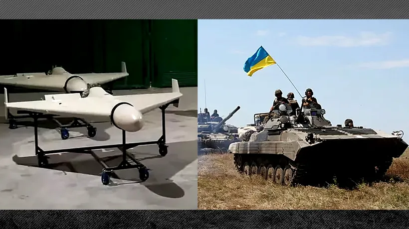 Războiul clasic este deja trecut. Ucraina lichidează tancuri de milioane de dolari cu drone de jucărie