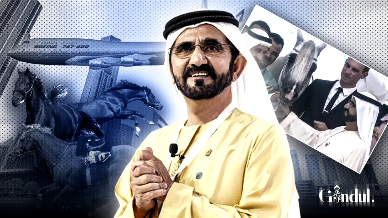 Cum își transportă Emirul Dubaiului caii de curse. Așa ceva nu s-a mai văzut