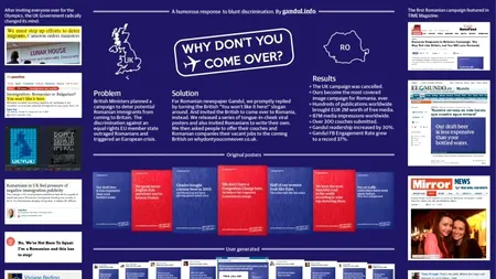 Campania gândul „Why don't you come over