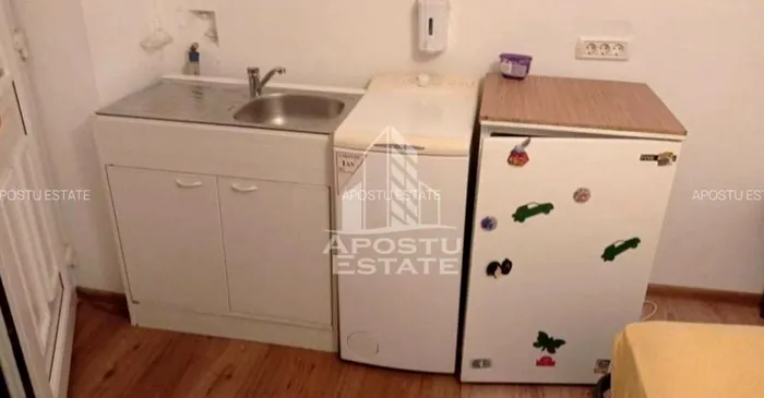 Cât costă cea mai ieftină garsonieră din Timișoara. Are 12m² utili, dușul este lângă pat, iar baia și balconul sunt la comun