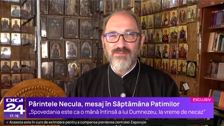 Părintele Constantin Necula: „Spovedania este ca o mână întinsă a lui Dumnezeu, la vreme de necaz”