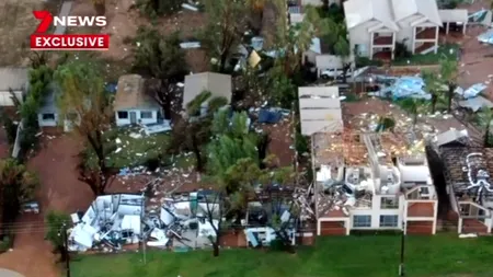 Cod roșu în Australia! Ciclonul Seroja a lovit mai multe orașe din nord-vestul țării (VIDEO)