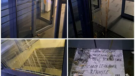 USR Cluj a depus plângere penală după ce sediul lor a fost vandalizat cu ouă, ketchup și muștar, în urmă cu două săptămâni. „O să vă execut”