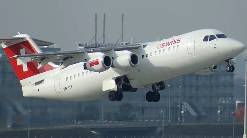 Un avion Airbus aparținând companiei Swiss, nevoit să se întoarcă după decolare la Amsterdam