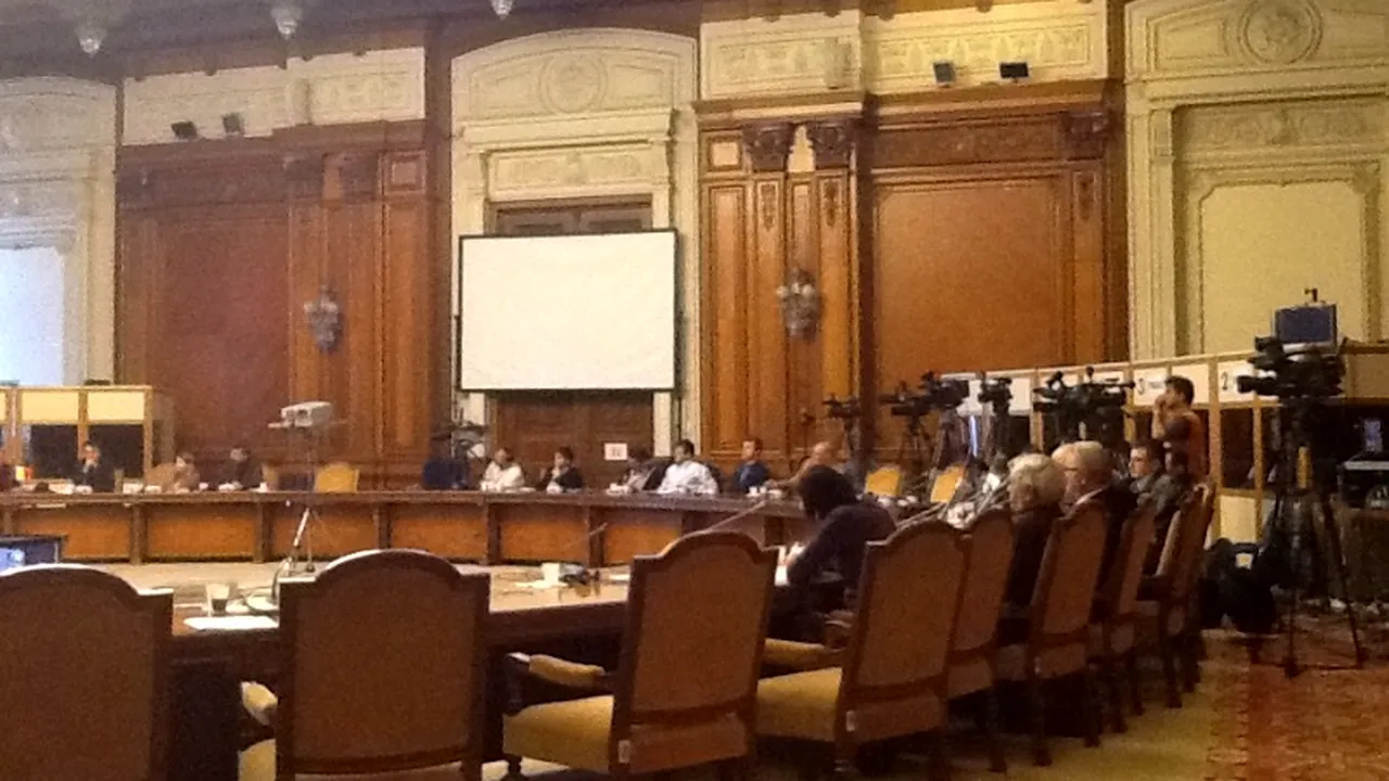 Protestatarii, în fața comisiei Roșia Montană, runda a doua: 