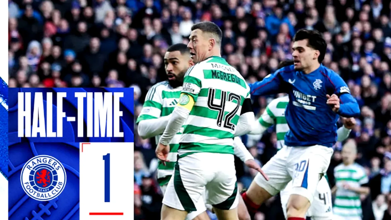 Ianis Hagi, GOL în derby-ul Scoției! Este prima reușită în acest campionat pentru Glasgow Rangers (VIDEO)