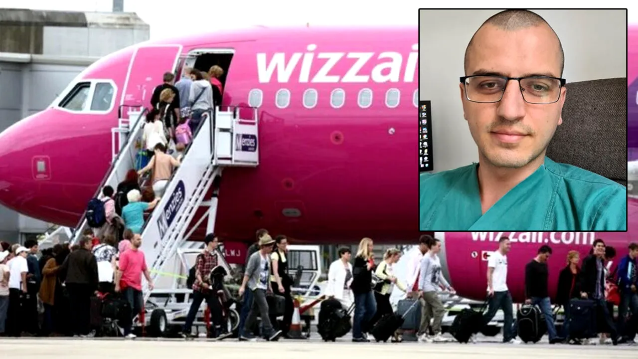 Cum a fost umilit de Wizz Air un medic din Cluj-Napoca: 
