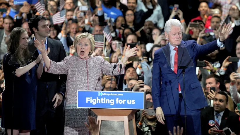 ALEGERI ÎN SUA: Hillary Clinton și Bill Clinton au votat în statul New York. VIDEO