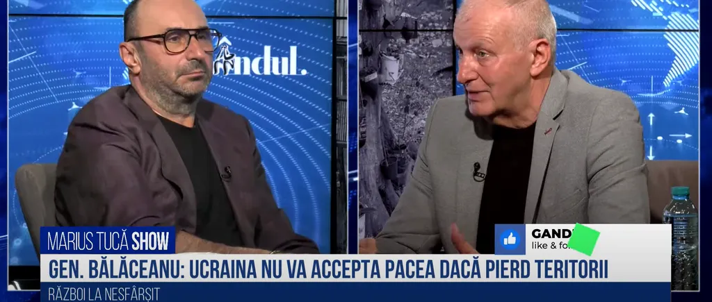 VIDEO | Gen (R) Virgil Bălăceanu: Cucerirea Donețkului poate duce la încetarea focului / Ucraina nu va accepta pacea dacă pierde teritorii