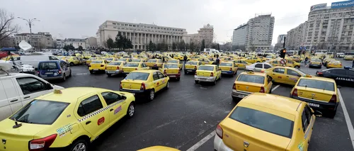 PROTESTUL taximetriștilor din București vine cu RESTRICȚII de circulație. Care sunt rutele OCOLITOARE