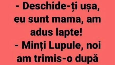 BANCUL de marți | „Capra cu 3 iezi” - versiunea 2025