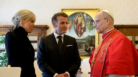 Soții Macron l-au vizitat pe Papa Leon la Vatican. Ce preocupări comune au președintele francez și Suveranul Pontif