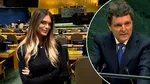 Prezență surpriză la ONU, în New York. Diplomata Tamila Cristescu s-a fotografiat chiar în timpul discursului lui Nicușor Dan