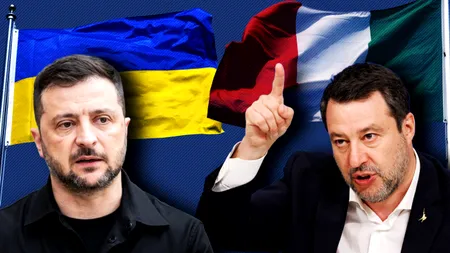 Vicepremierul Italiei, Matteo Salvini, dă de pământ cu Zelenski: „Și are tupeul să se plângă?”. Îl somează să semneze pacea
