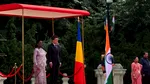 Nicuşor Dan o primește la Palatul Cotroceni pe preşedinta Indiei