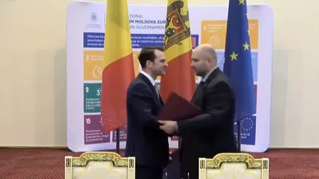 VIDEO | Miniștrii Energiei din România și R. Moldova au semnat un memorandum important pentru interconectarea rețelelor de gaze şi curent electric