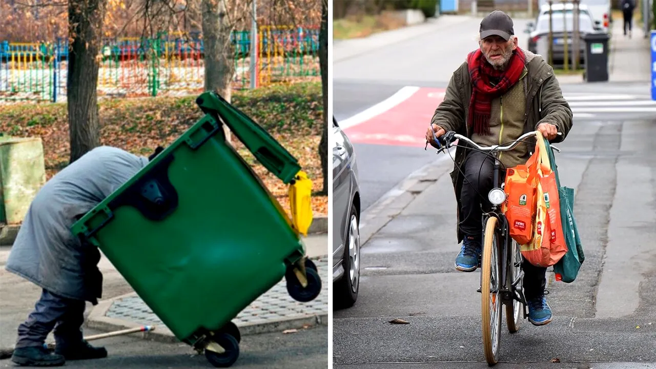 Cine este, de fapt, acest cerșetor care caută prin gunoaie. Îl recunoști? Este foarte CUNOSCUT