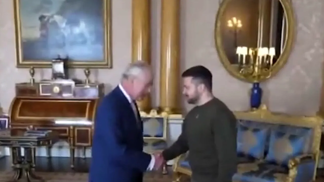 VIDEO: Volodimir Zelenski, primit de Regele Charles al III-lea la Palatul Buckingham: „Este o onoare să mă aflu aici”