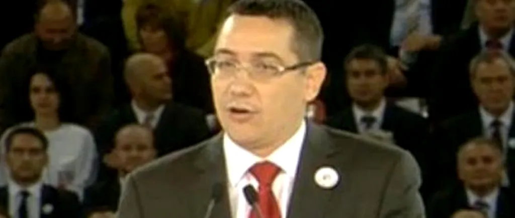 DISCURSUL LUI VICTOR PONTA: Băsescu este ultimul comunist și securist al Europei. VIDEO