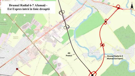 (P) CJ Ilfov a anunțat că Drumul Radial 6-7 AFUMAȚI a primit finanțare prin Programul de TRANSPORT