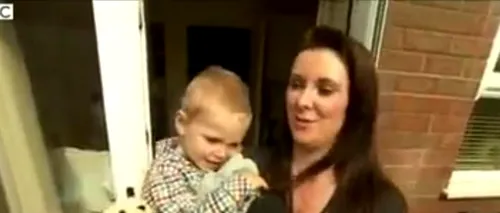 Cum a reușit un băiețel de trei ani să salveze viața mamei lui. VIDEO