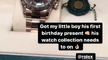 Aroganță maximă! Fiul de un an al lui Amir Khan va primi un ROLEX de ziua lui: „Să înceapă colecția din timp...” (FOTO)