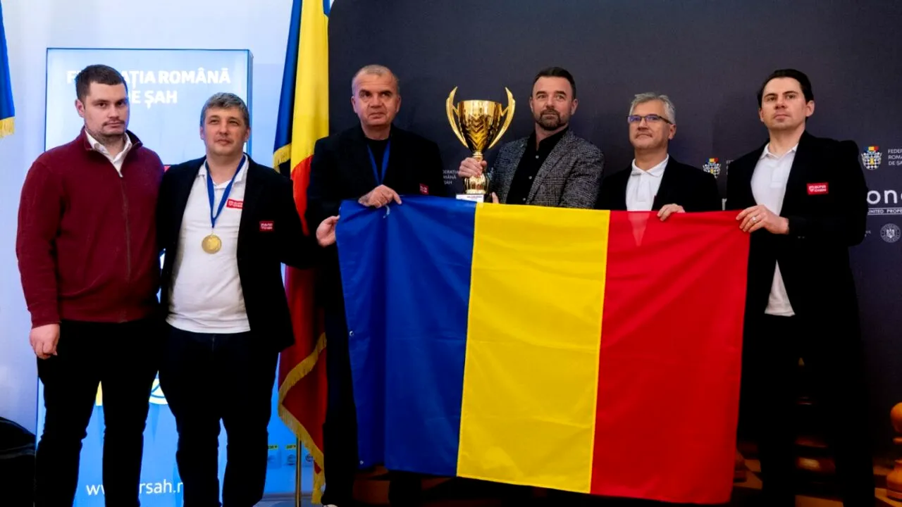 România a devenit în premieră CAMPIOANĂ europeană la șah după ce a câștigat Cupa Cluburilor Europene